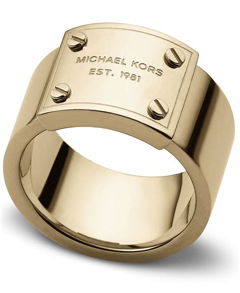 michael kors ring band|Michael Kors men's ring.